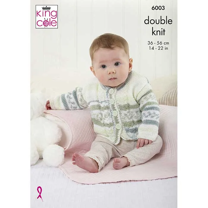 king-cole-patterns-strickanleitung-6003-jacke-weste-cherish-dk image 1