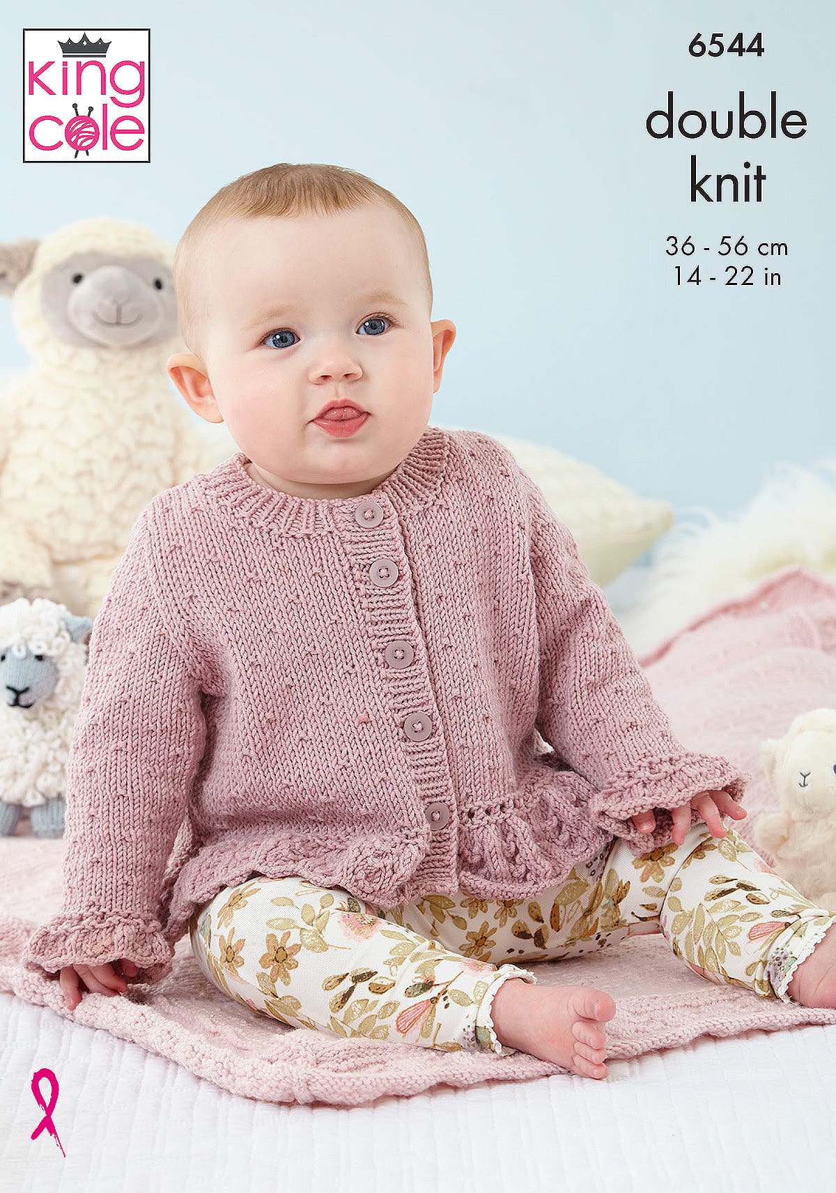 king-cole-patterns-6544-strickanleitung-baby-decke-m-tze-little-lamb image 1