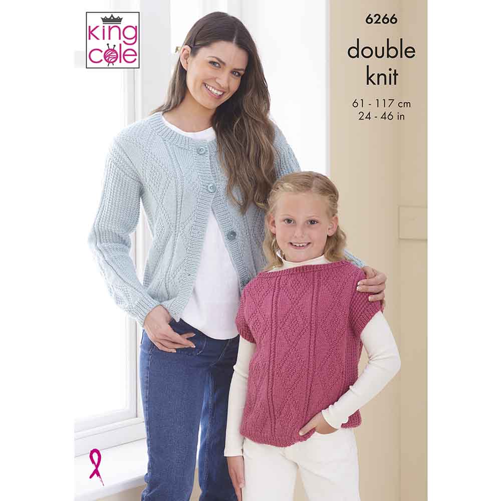 king-cole-6266-cardigans-sweater-top-strickanleitung-orchard-dk image 1