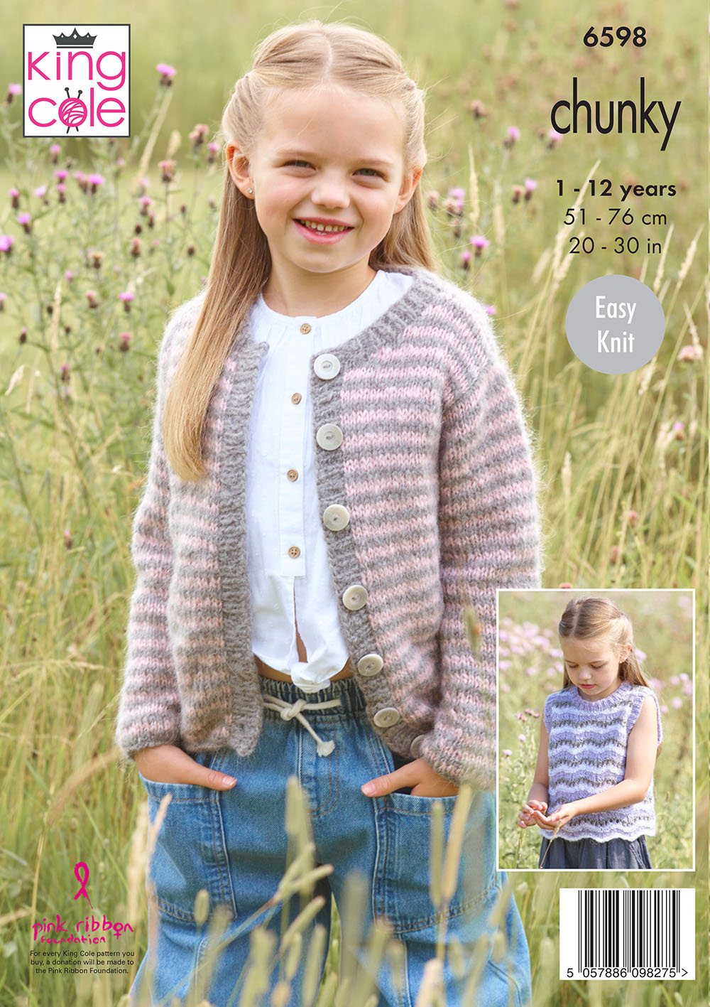 king-cole-patterns-6598-pullover-jacke-top-strickanleitung image 2