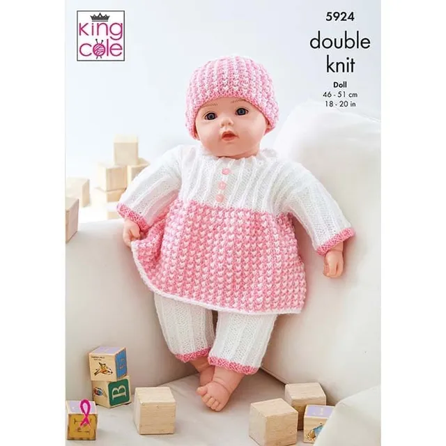 king-cole-patterns-5924-strickanleitung-puppenkleidung-pricewise-dk image 1