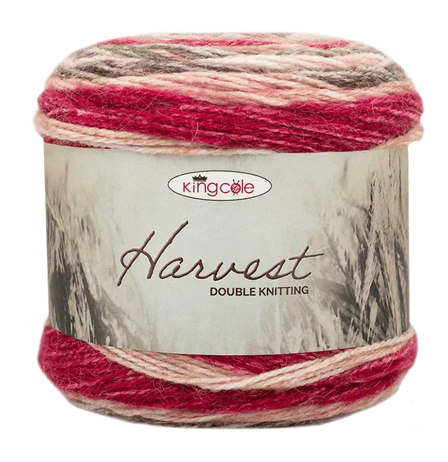 king-cole-harvest-dk-streifengarn-alpaka-bunt-gestreift image 1