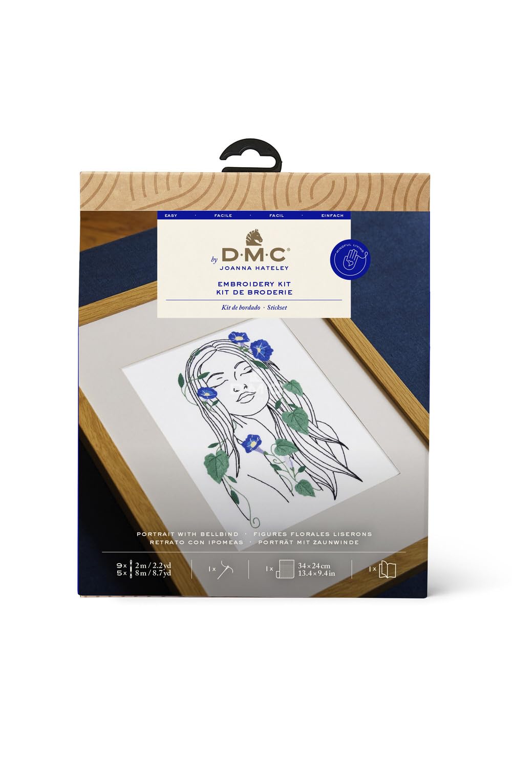 dmc-moulin-portr-t-mit-blauen-blumen-joanna-hateley-stickset-einfach image 1