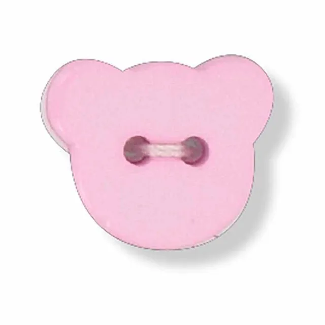 king-cole-haberdashery-teddy-knopf-pink-24-ligne image 1