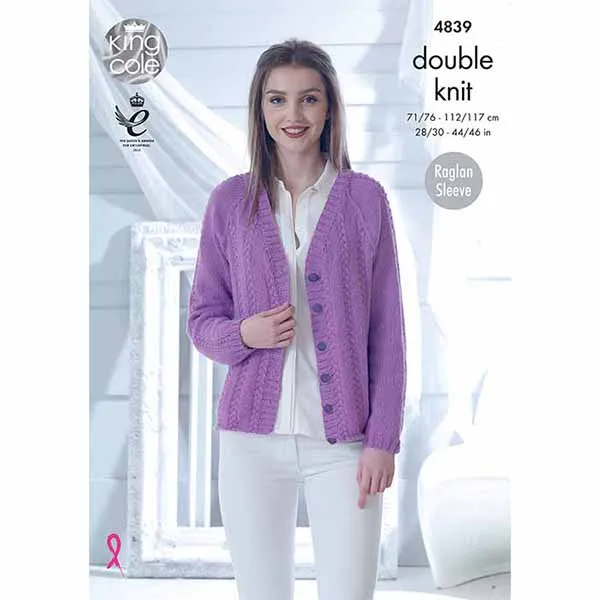 king-cole-4839-pullover-cardigan-cottonsoft-dk image 1