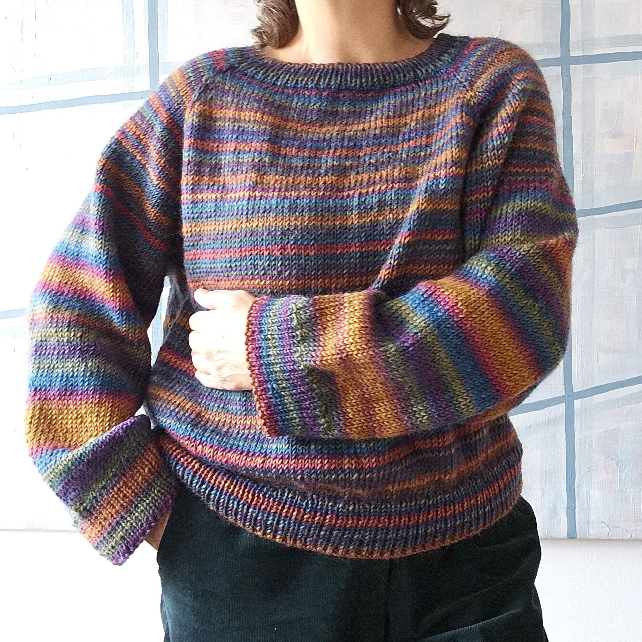 hobbii-nemt-og-enkelt-pullover-strickanleitung-gr-e-m-wolle image 2