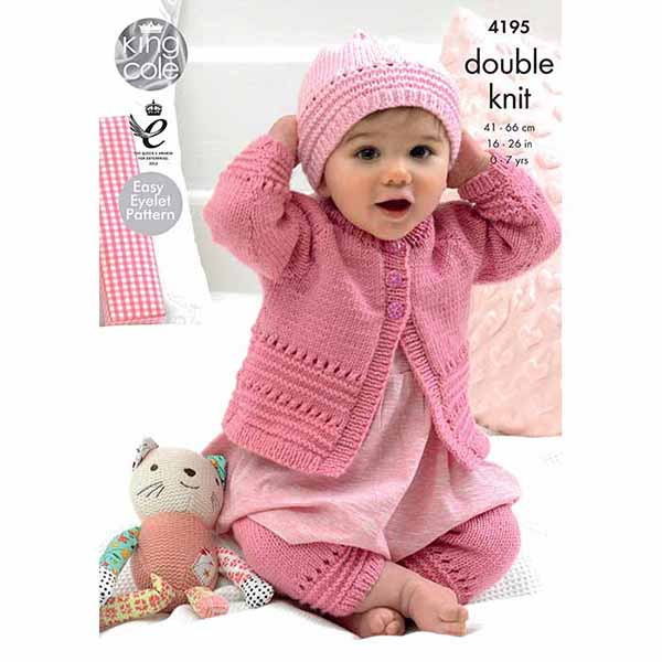 king-cole-4195-strickanleitung-mantel-m-tze-cherished-dk image 1