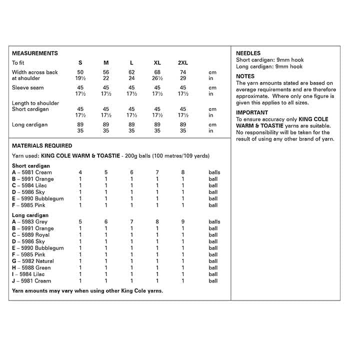 king-cole-patterns-6233-h-kelanleitung-coatigans-toastie image 3