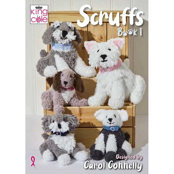 king-cole-scruffs-toy-dog-book-1-strickbuch-hunde image 1