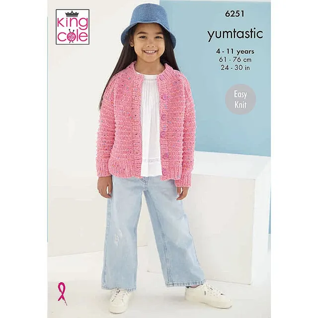 king-cole-6251-yumtastic-kinder-pullover-cardigan-anleitung image 1