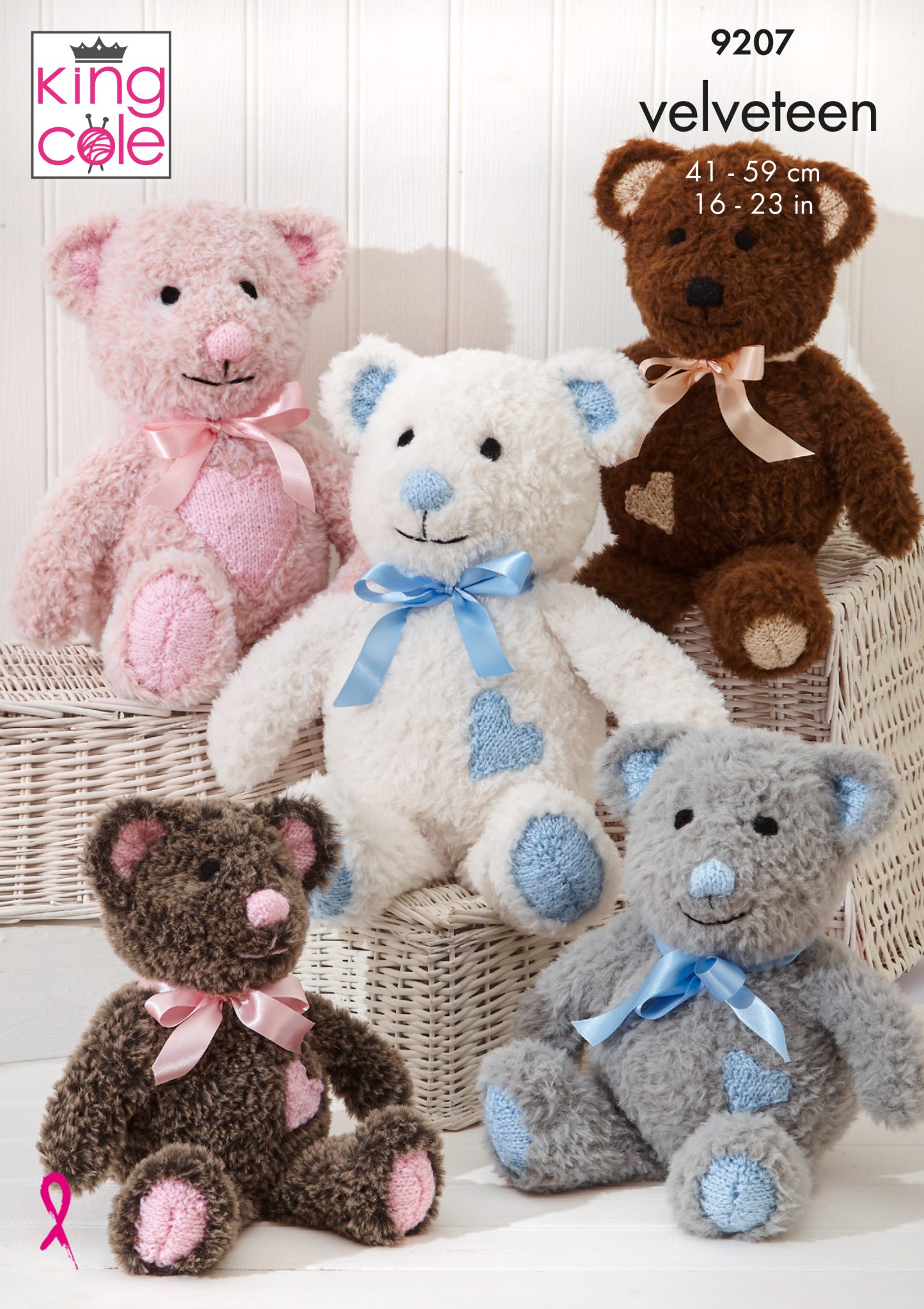 king-cole-9207-teddyb-ren-strickanleitung-velveteen-pl-sch image 1