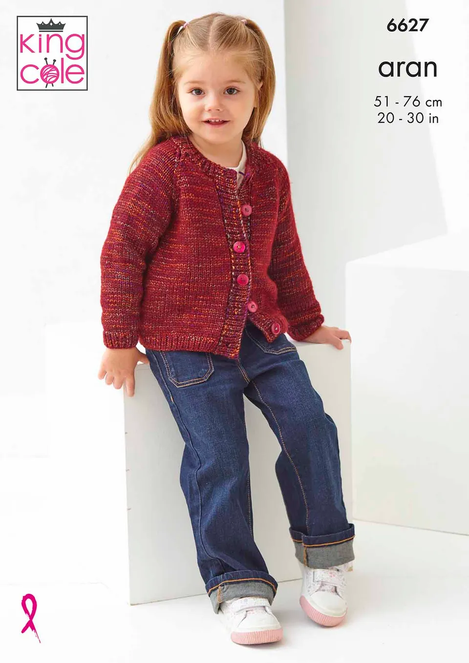 king-cole-6627-strickanleitung-jacke-pullover-firefly-aran image 1