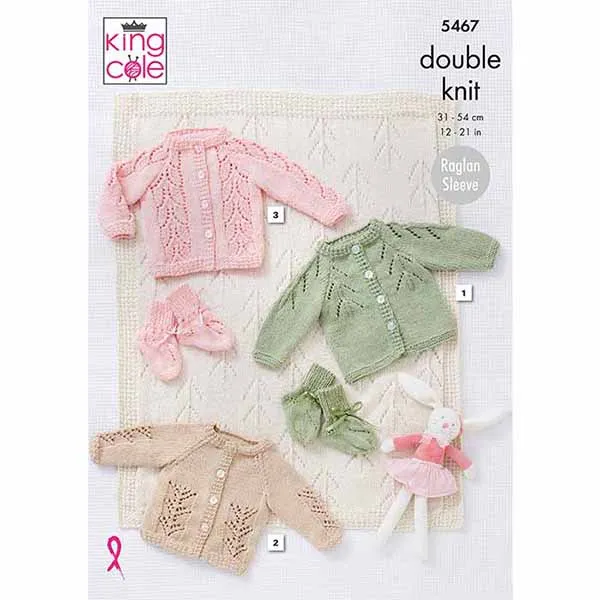 king-cole-5467-strickanleitung-jacken-decken-baumwolle-dk image 1