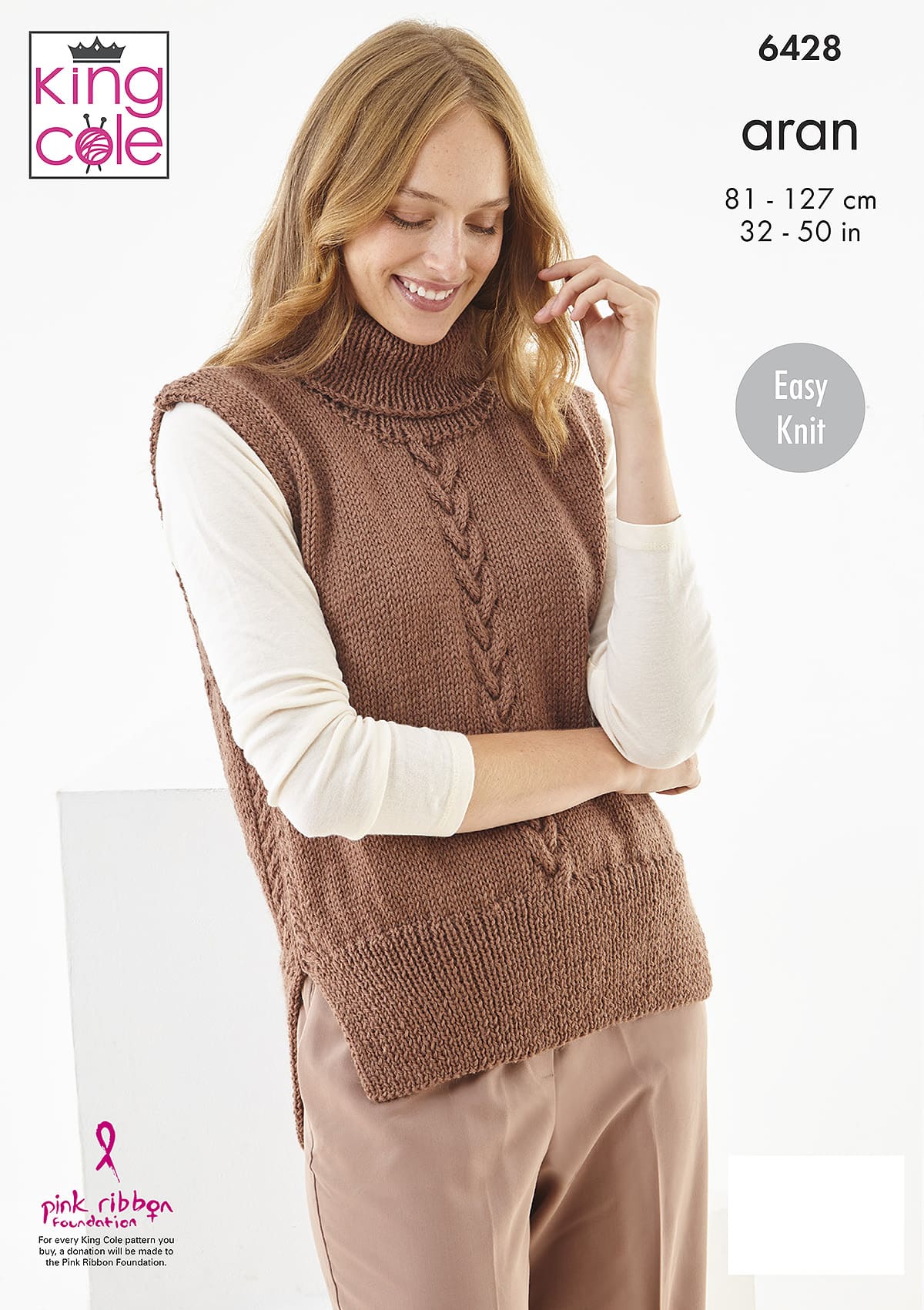 king-cole-patterns-6428-pullunder-strickanleitung-wool-aran image 2