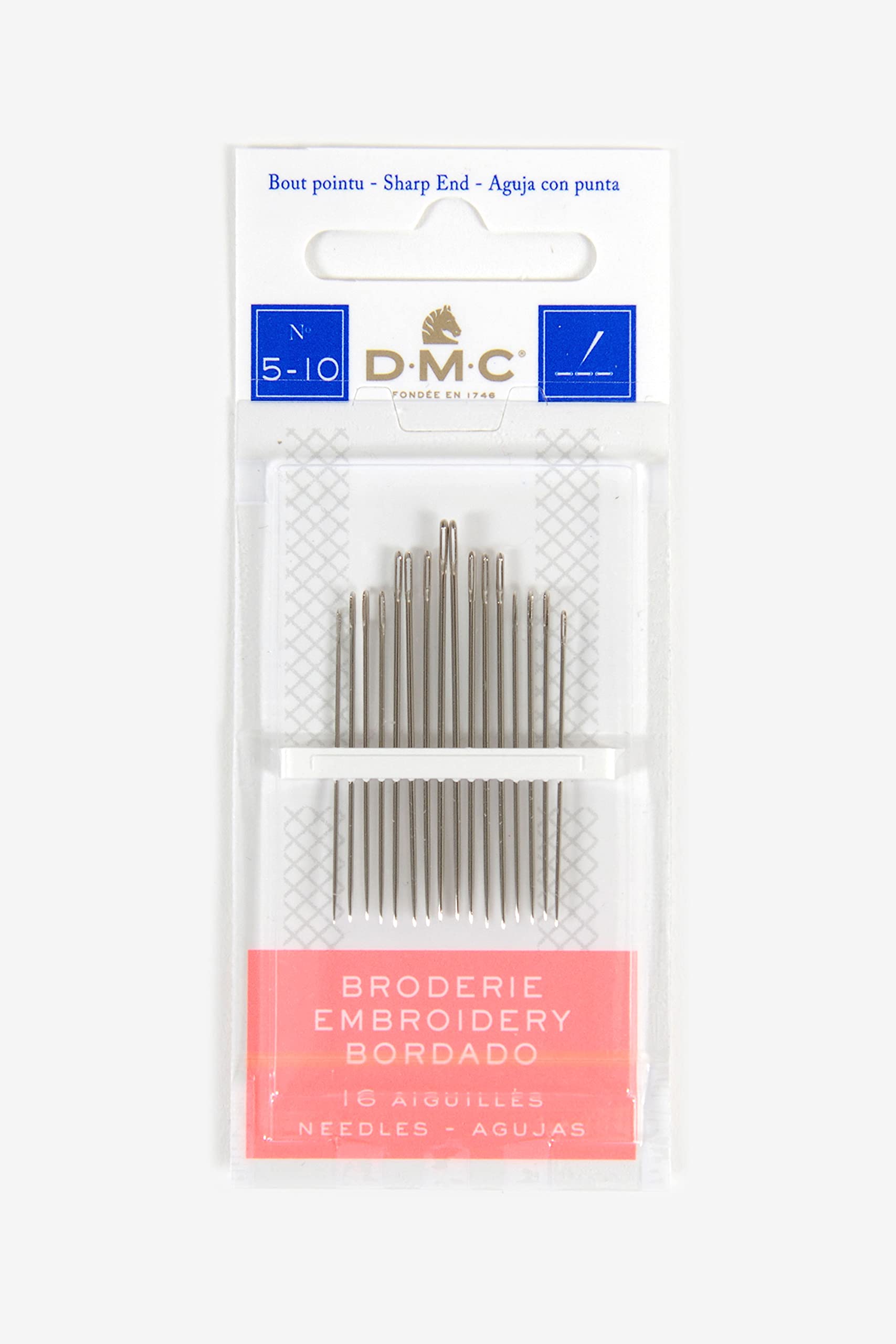 dmc-moulin-sp-cial-size-5-10-sticknadeln-16-st-ck-spitz image 1