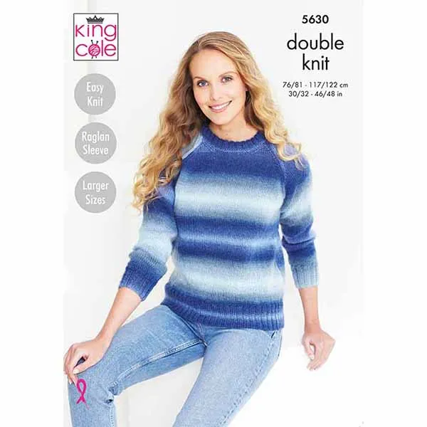 king-cole-5630-sweater-strickanleitung-riot-dk-bunt image 1