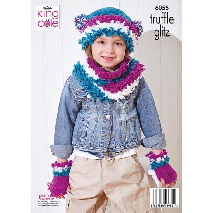 king-cole-6055-strickanleitung-pullover-truffle-glitz image 2