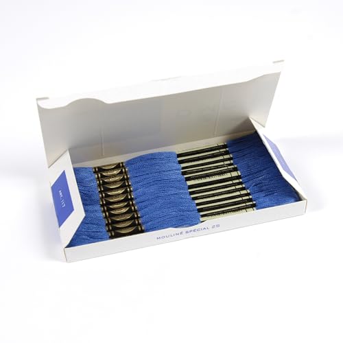 dmc-mouline-special-117mc-0798-sticktwist-blau-8-m-baumwolle image 5