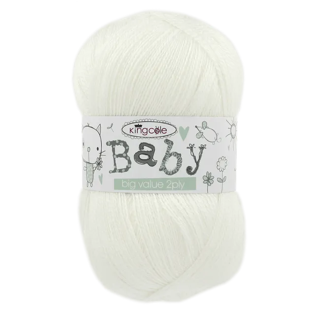 king-cole-big-value-baby-2ply-wolle-babywolle-neutral image 1