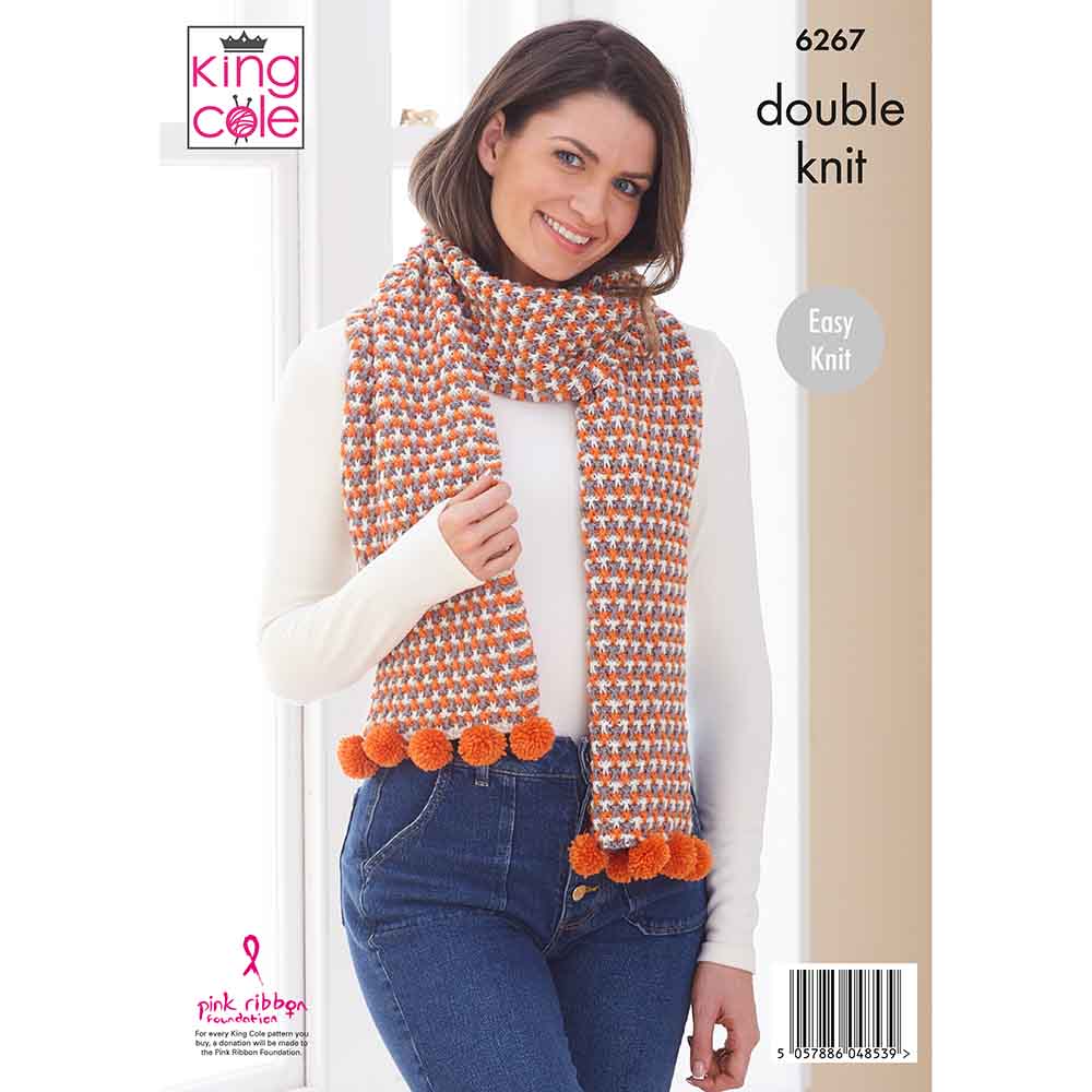 king-cole-6267-schal-m-tze-loop-strickanleitung-orchard-dk image 2