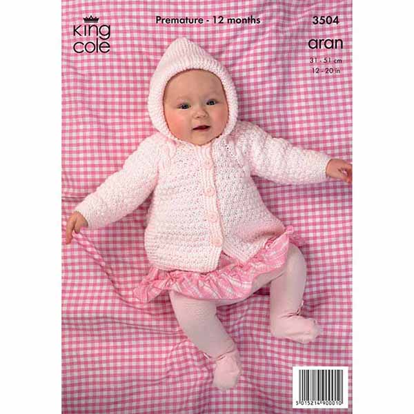 king-cole-3504-strickanleitung-overall-comfort-aran image 2