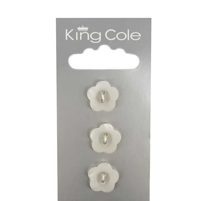 king-cole-haberdashery-flower-buttons-kn-pfe-wei-medium image 1