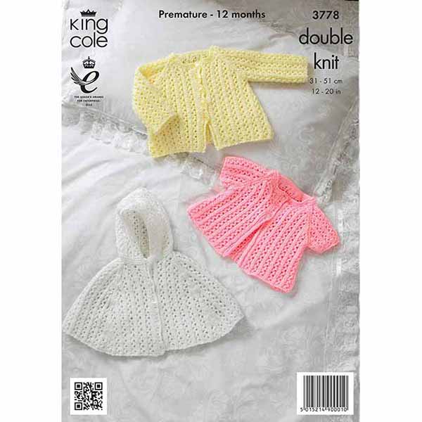 king-cole-3778-strickanleitung-cape-jacken-baby-glitz-dk image 2