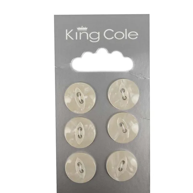 king-cole-haberdashery-fisheye-kn-pfe-creme-mittel image 1