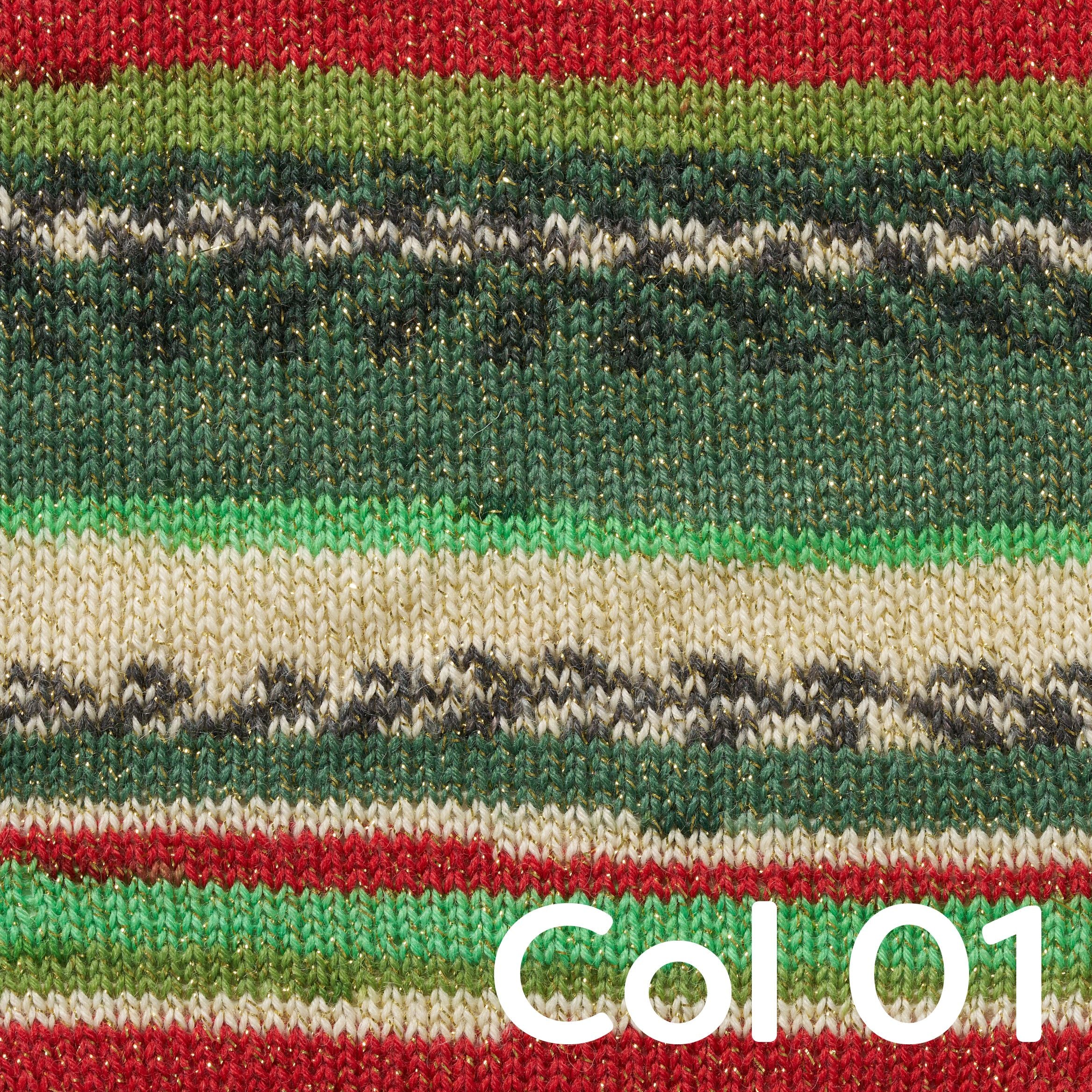 hobbii-christmas-sock-wool-glitter-sockenwolle-rudolph-01-glitzer image 2