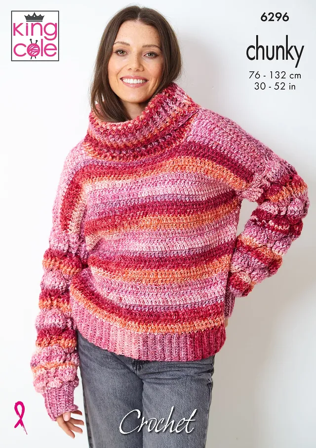 king-cole-patterns-pullover-h-kelanleitung-6296-hedgerow-chunky image 1