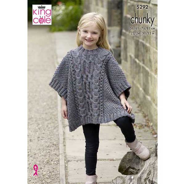 king-cole-5292-strickanleitung-weste-m-tze-chunky-tweed image 1