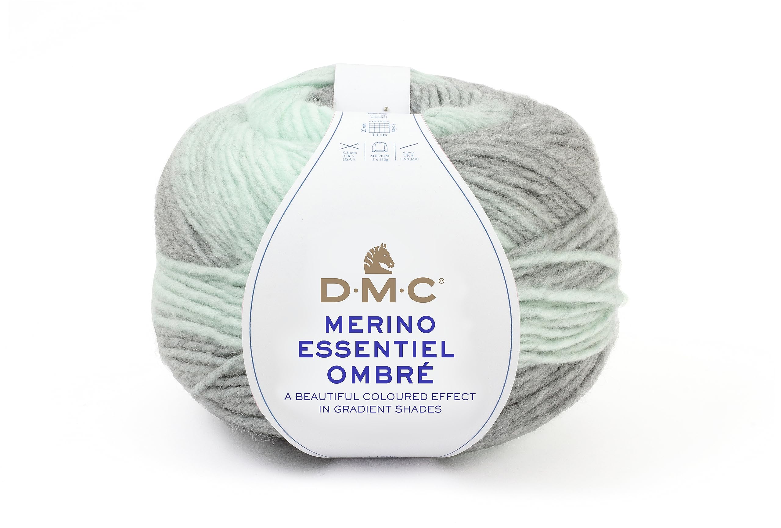 dmc-merino-essentiel-ombr-strickwolle-1001-150g image 7