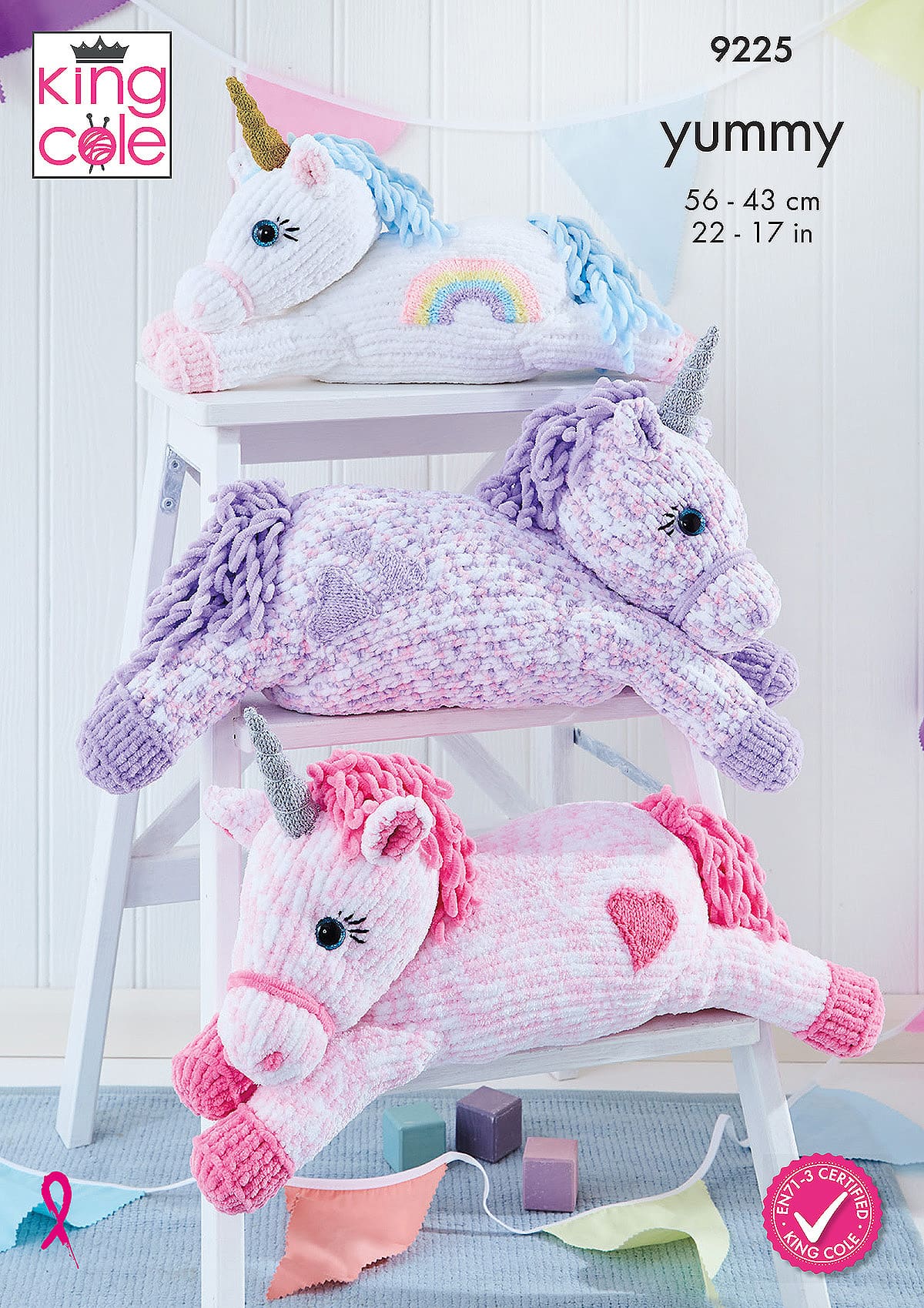 king-cole-patterns-9225-strickanleitung-einh-rner-yummy image 1