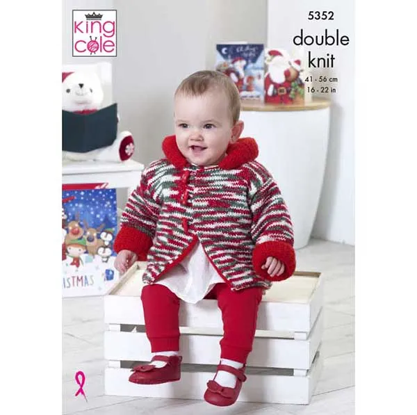 king-cole-5352-strickanleitung-dufflecoat-glitz-dk-wendbar image 1