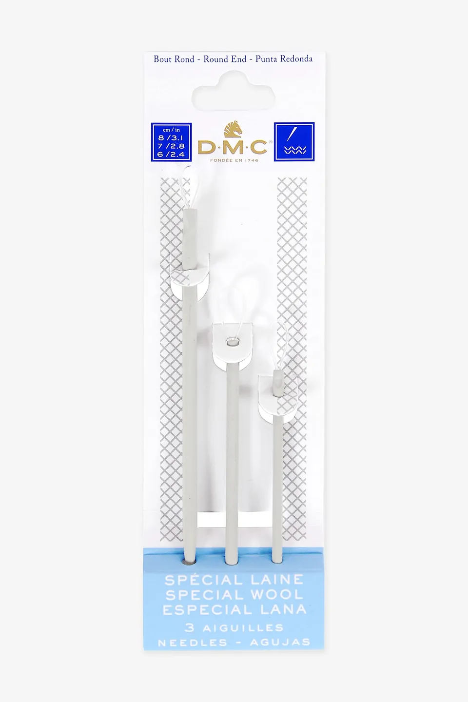dmc-wollnadeln-3er-set-kunststoff-transparent-mit-perlon-hr image 1