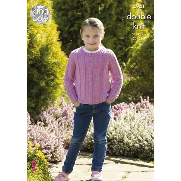 king-cole-4941-strickanleitung-pullover-merino-dk image 1
