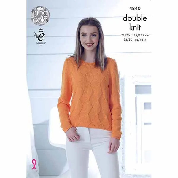 king-cole-4840-strickanleitung-slipover-pullover-cottonsoft-dk image 1