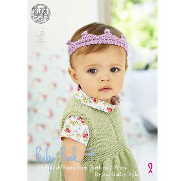 king-cole-patterns-baby-book-7-strickheft-babykleidung image 1