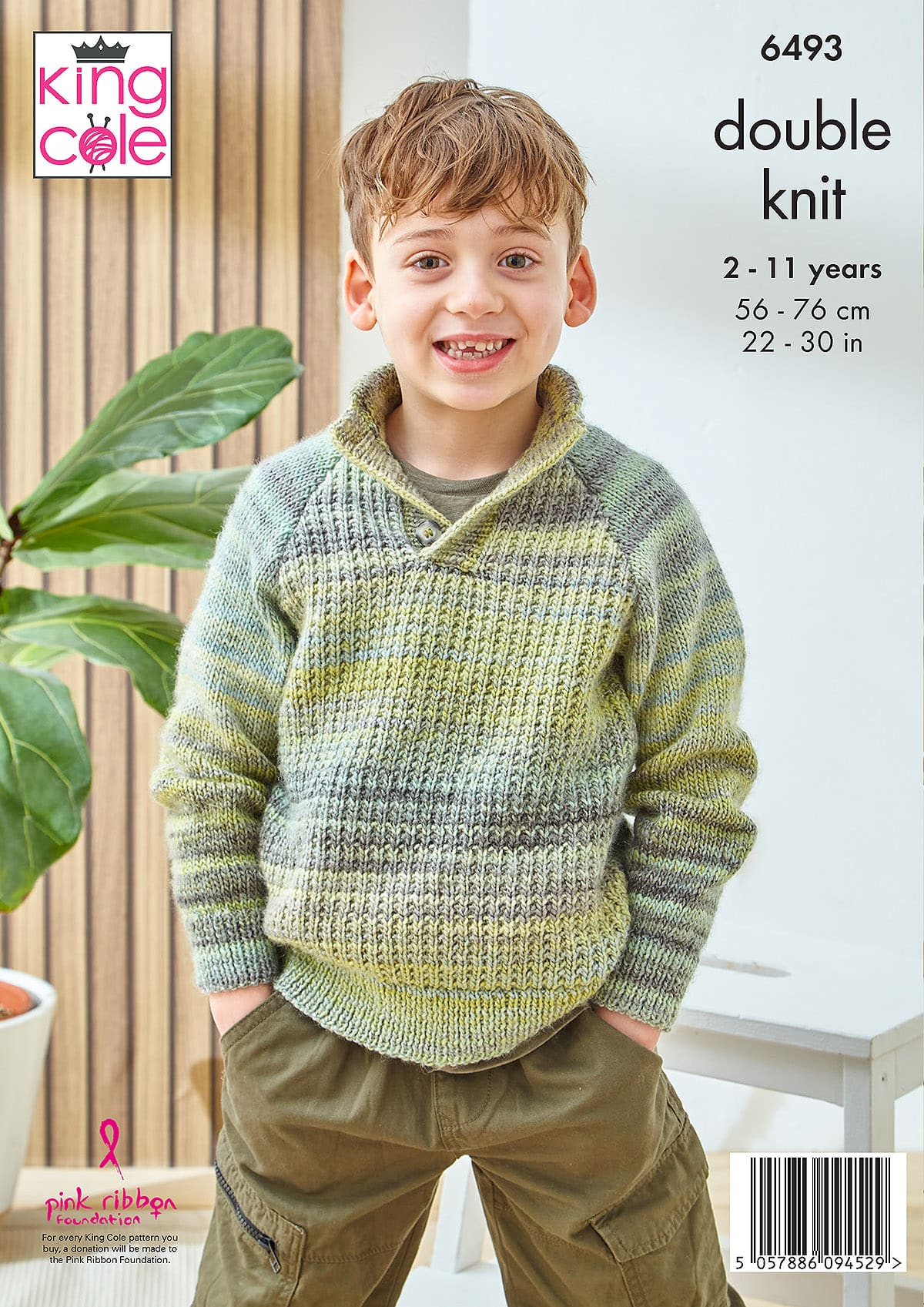 king-cole-6493-strickanleitung-pullover-cottagespun-dk image 2