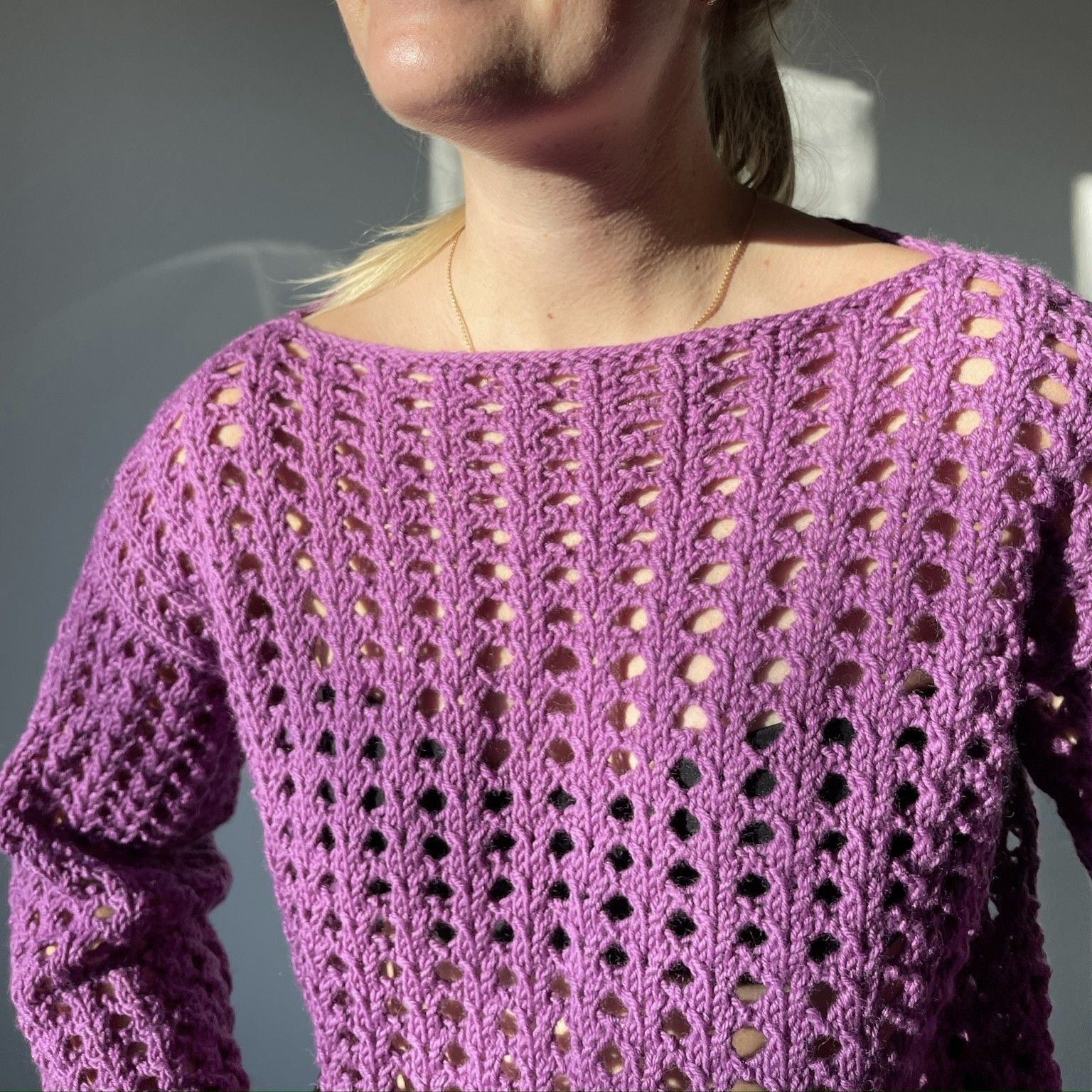 hobbii-anleitungen-easy-hole-structure-blouse-strickanleitung-xs-4xl image 3