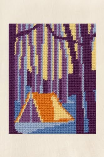 dmc-zelt-im-wald-gobelinset-einfach-mit-garn image 4