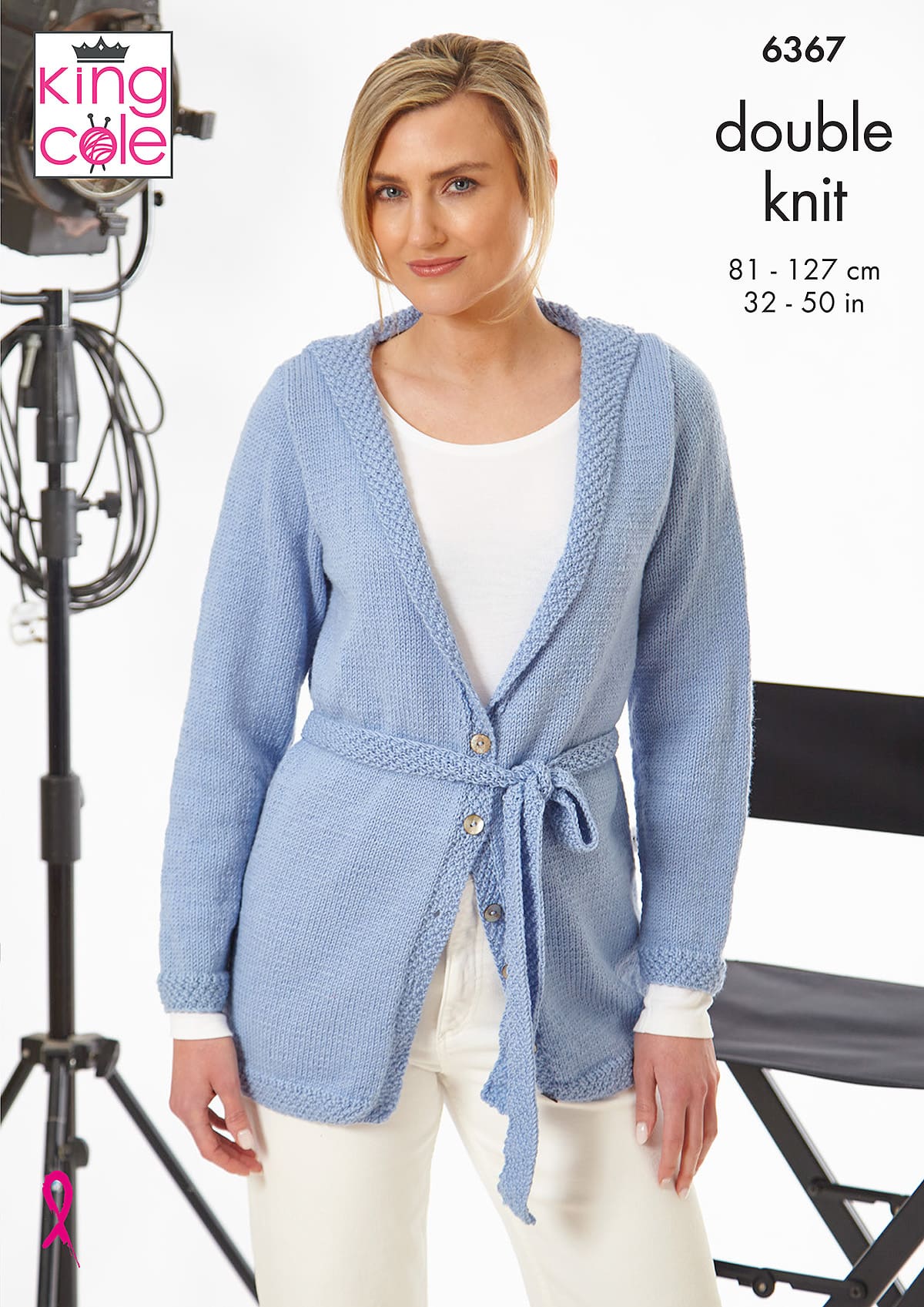 king-cole-6367-cardigan-strickanleitung-merino-blend-dk-hollywood image 1