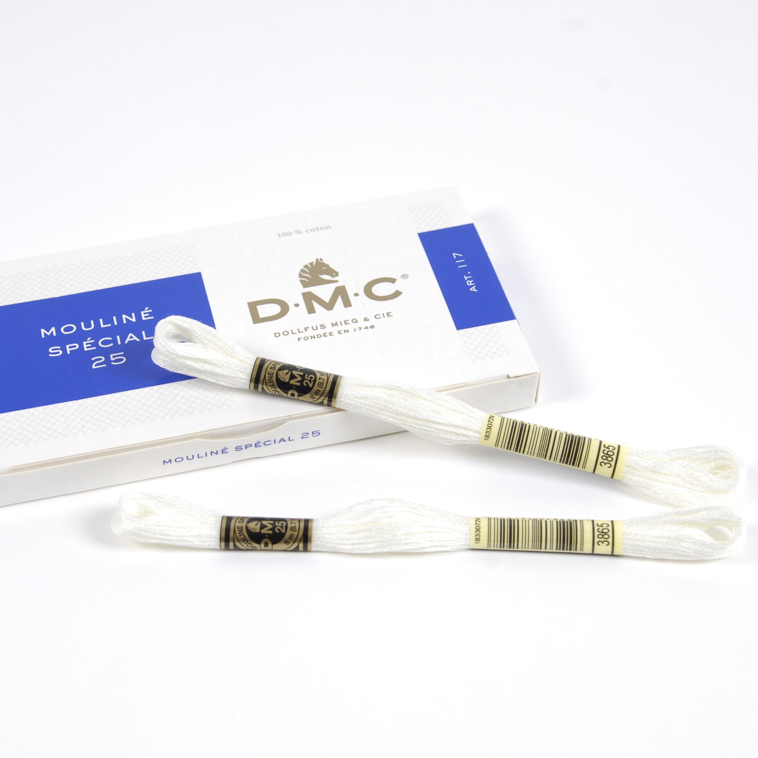 dmc-mouline-special-117mc-3865-stickgarn-ecru-8-m image 3