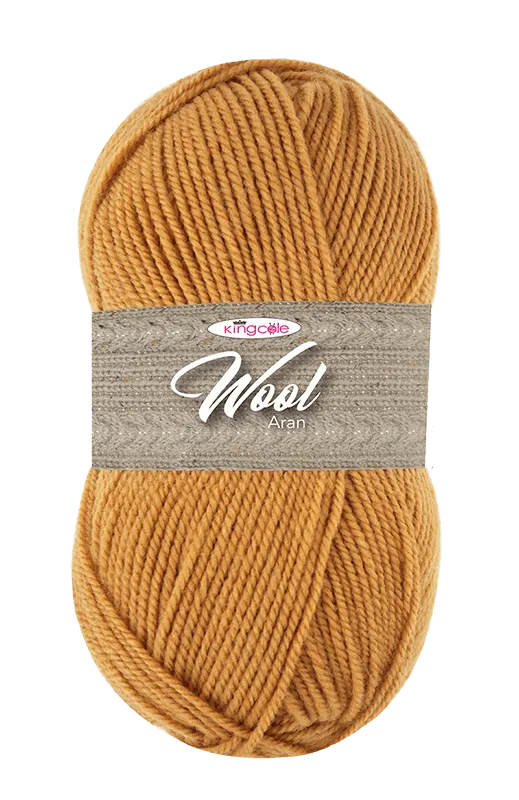 king-cole-wool-aran-strickgarn-naturfaser-waschbar image 1
