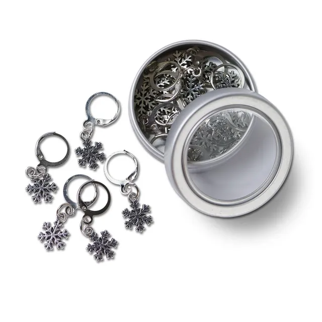 hobbii-zubeh-r-maschenmarkierer-schneeflocken-metall-20-stk image 1