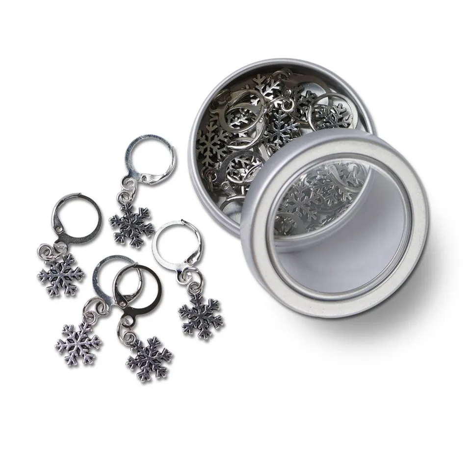 hobbii-zubeh-r-maschenmarkierer-schneeflocken-metall-20-stk image 1