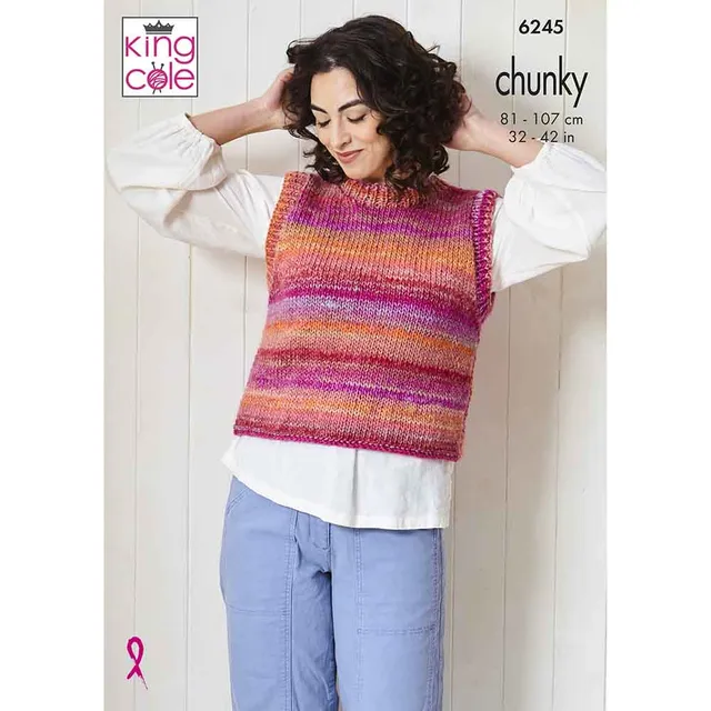 king-cole-6245-top-tunika-strickanleitung-damen image 1