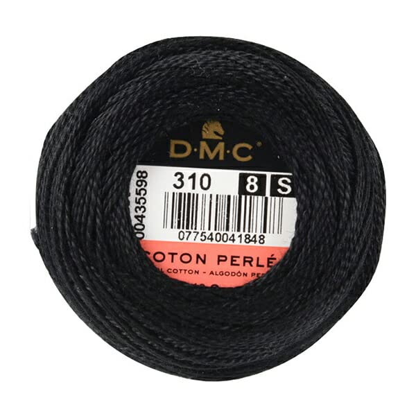 dmc-coton-perl-perlgarn-310-schwarz-90m-st-rke-8 image 6