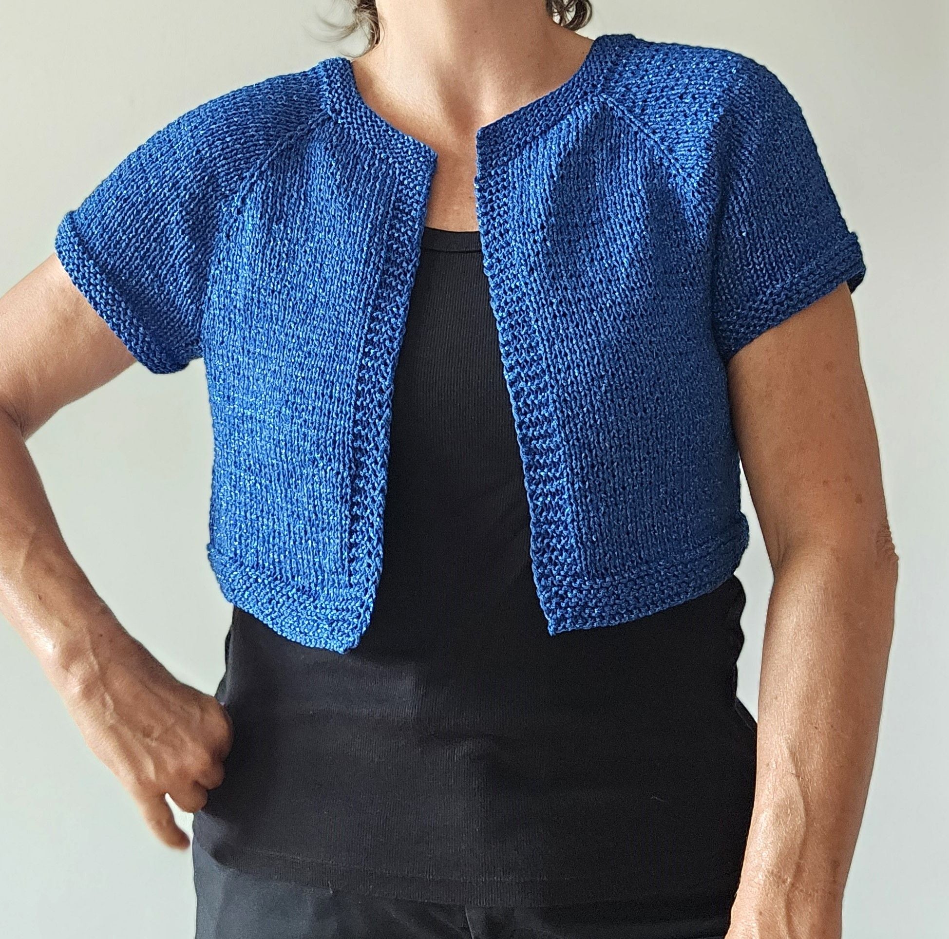 hobbii-anleitungen-glitter-bolero-small-strickanleitung-top-down image 2
