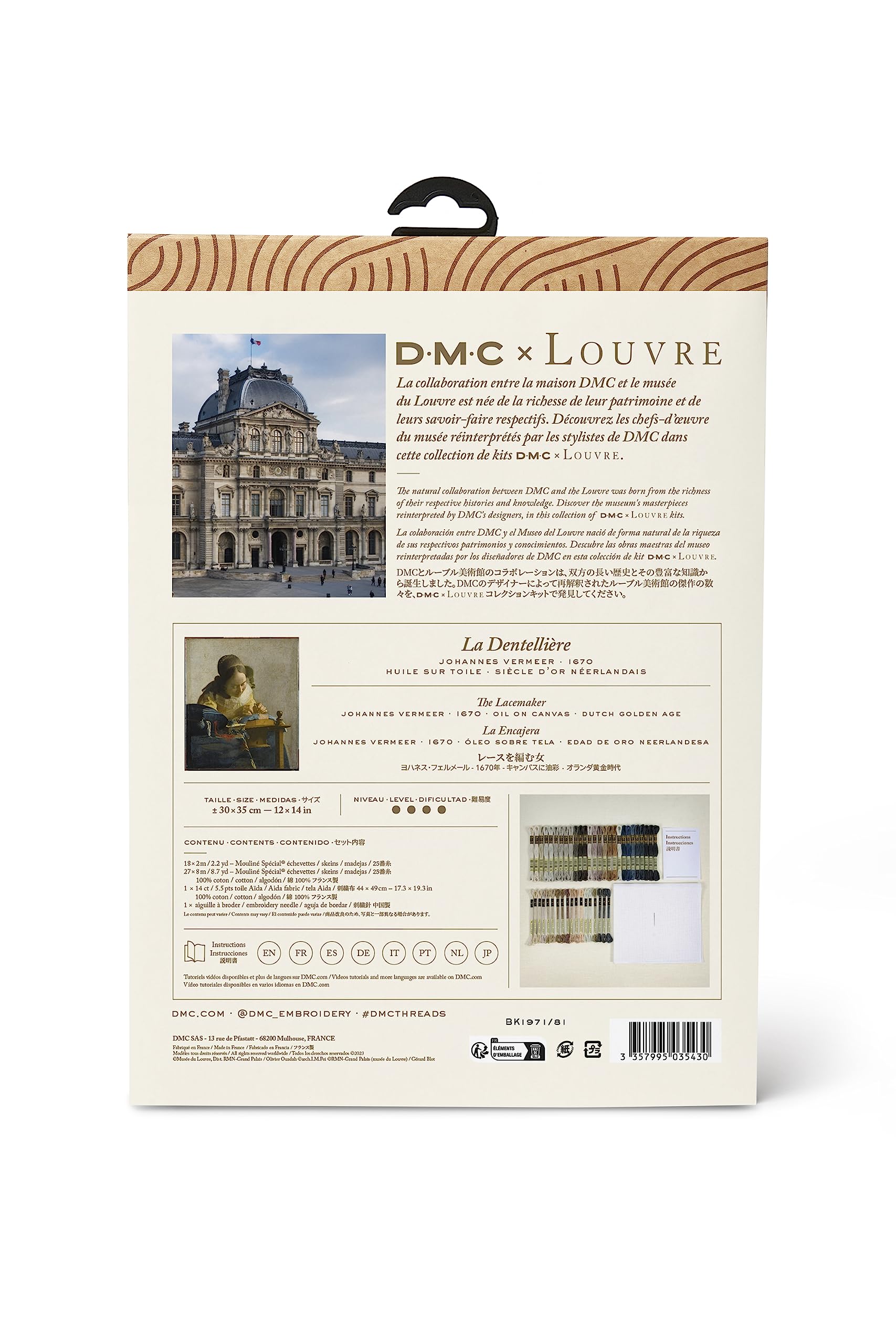 dmc-museum-the-lacemaker-kreuzstichset-35x30-cm-f-rtgeschritten image 2